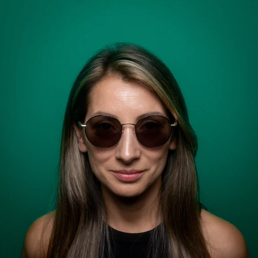 Aregy Gold Sunglasses