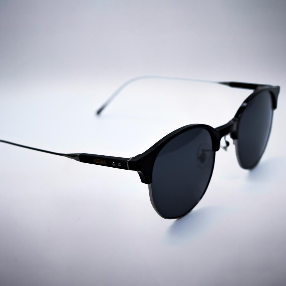 Clubmaster Sunglasses Men Polarized Black