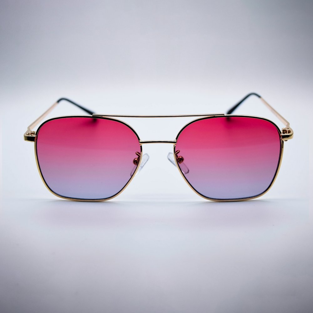 Aviator Red Fade Sunglasses