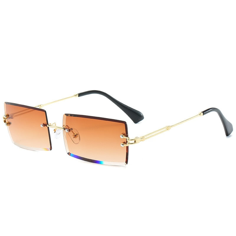 brown fashion sunglasses square